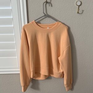 Lululemon Athletica Apricot Crewneck Top
